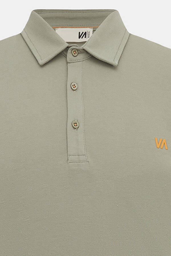 Haki Polo Yaka T-Shirt 3