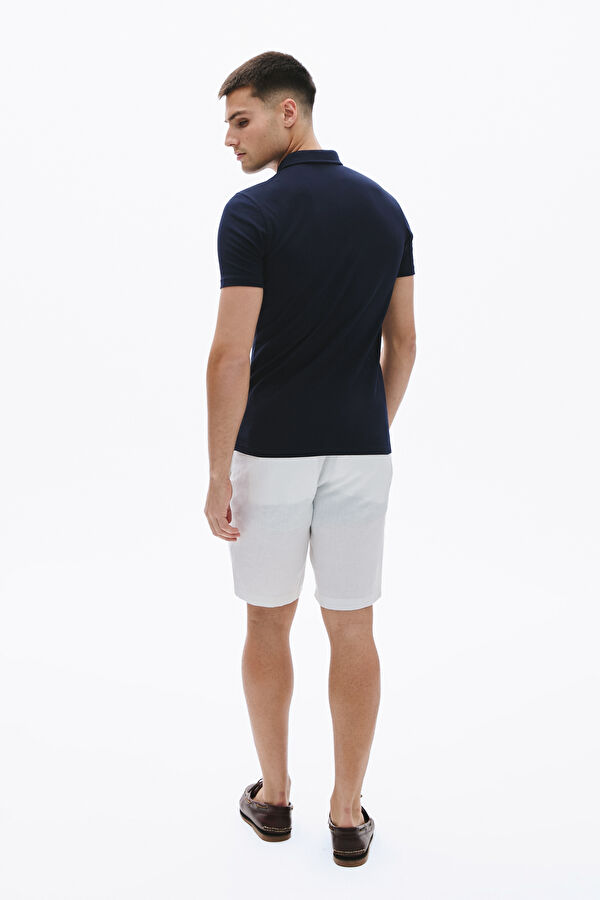 White Linen Men's Shorts 2