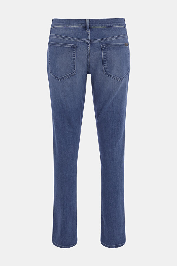 Açık Mavi Dar Paça Viskoz Jean Pantolon 3