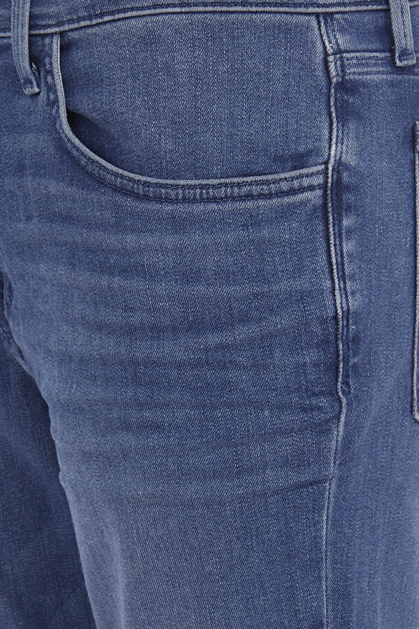 Açık Mavi Dar Paça Viskoz Jean Pantolon 5