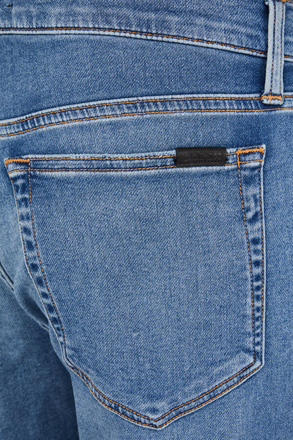 Açık Mavi Dar Paça Jean Pantolon 6