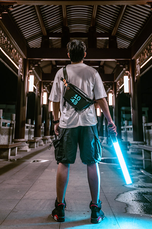 Pixoo Slingbag Siyah Çanta 5