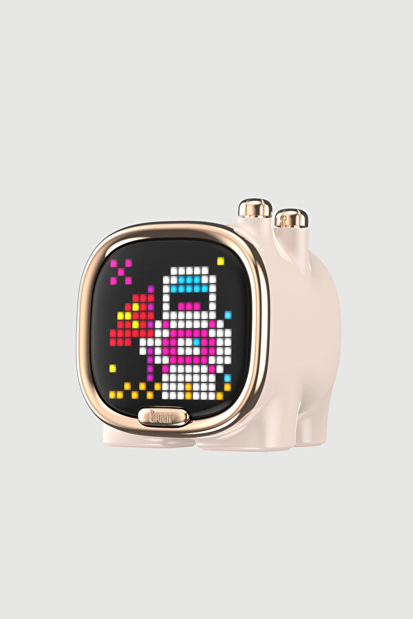 Zooe Piksel Led Ekranlı Pembe Bluetooth Hoparlör