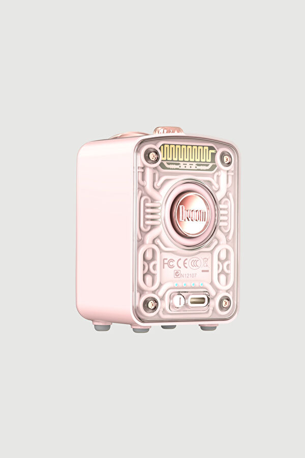 Fairy Ok Karaoke Mikrofonlu FM Radyolu Pembe Bluetooth Hoparlör 2