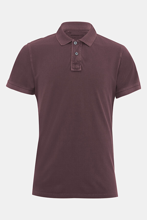 Mürdüm Polo Yaka T-Shirt