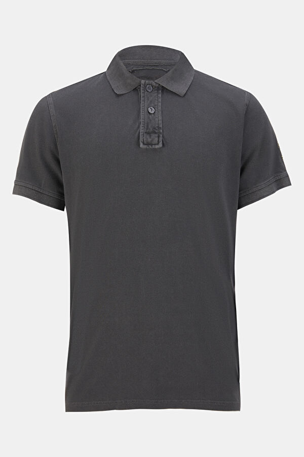 Antrasit Polo Yaka T-Shirt