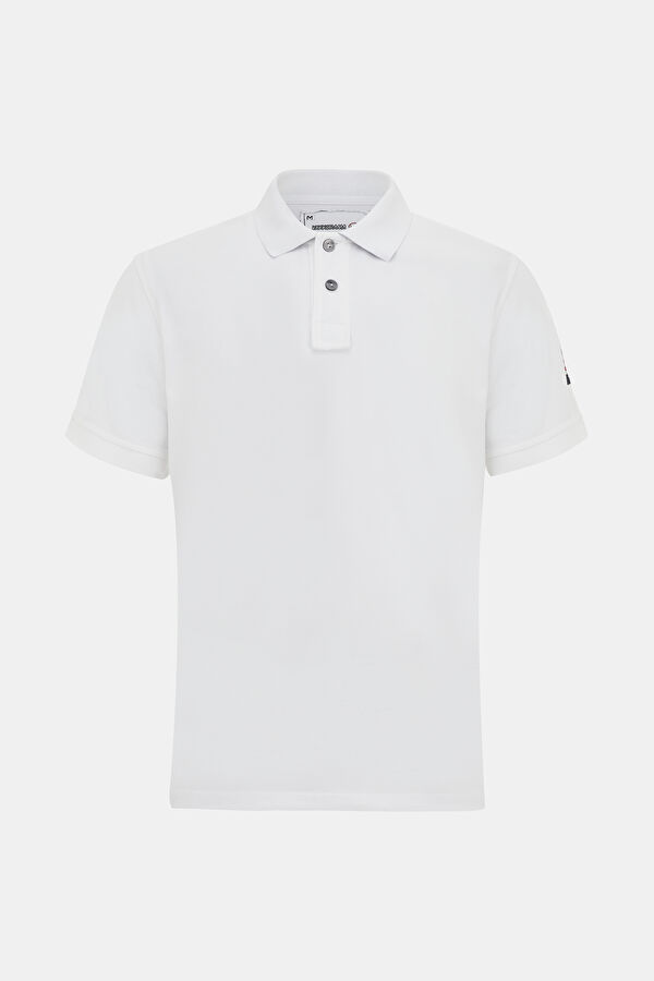 Beyaz Polo Yaka T-Shirt