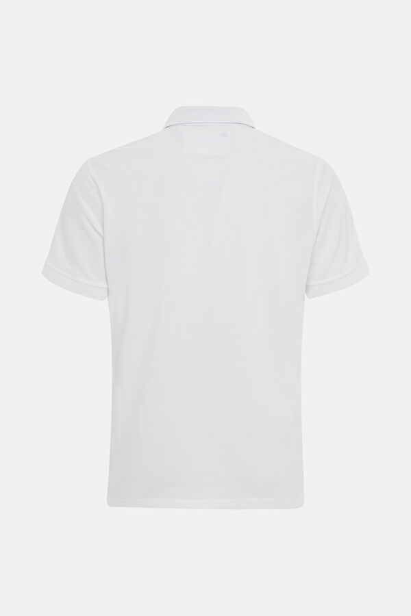 Beyaz Polo Yaka T-Shirt 2