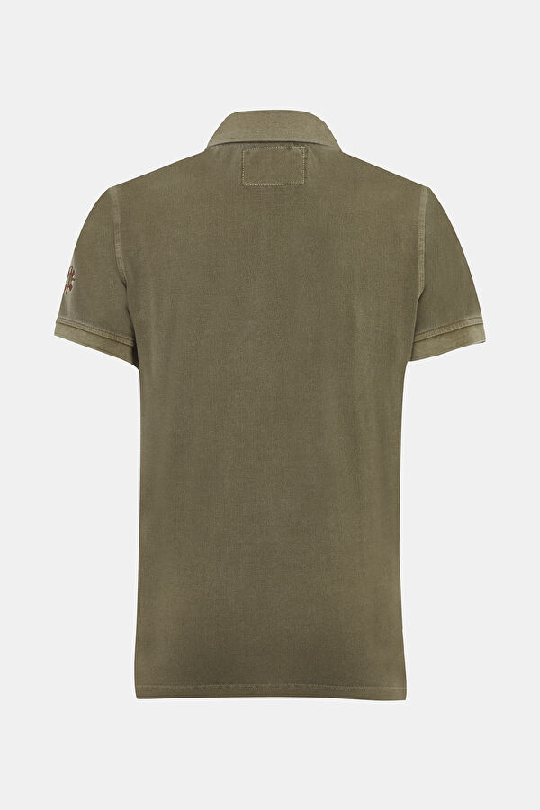 Haki Polo Yaka T-Shirt 2