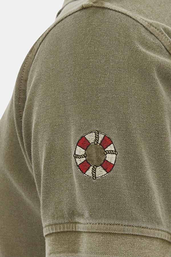 Haki Polo Yaka T-Shirt 3