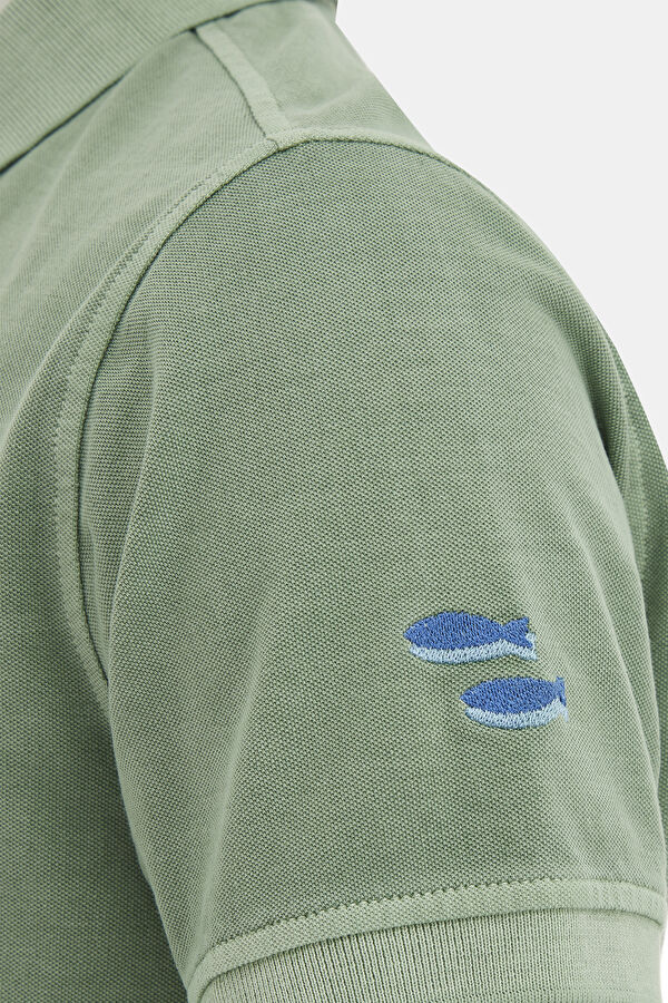 Yeşil Polo Yaka T-Shirt 3