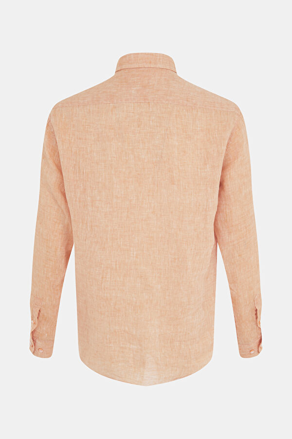 Orange Men's Shirt 4