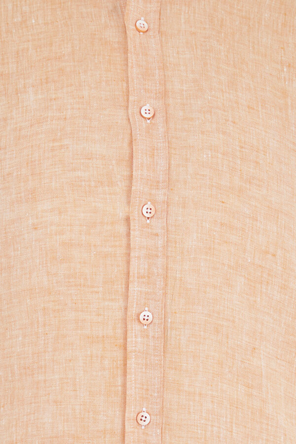Orange Men's Shirt 5