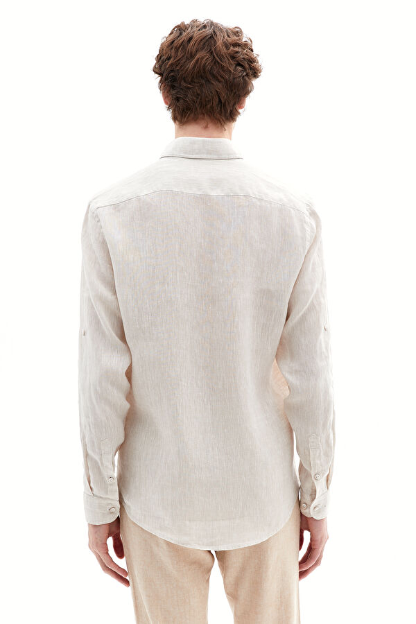 Beige Regular Shirt 3