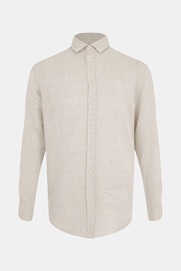 Beige Regular Shirt 4