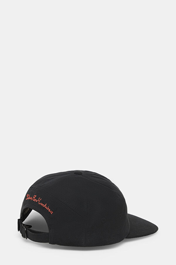 Black Printed Hat 2