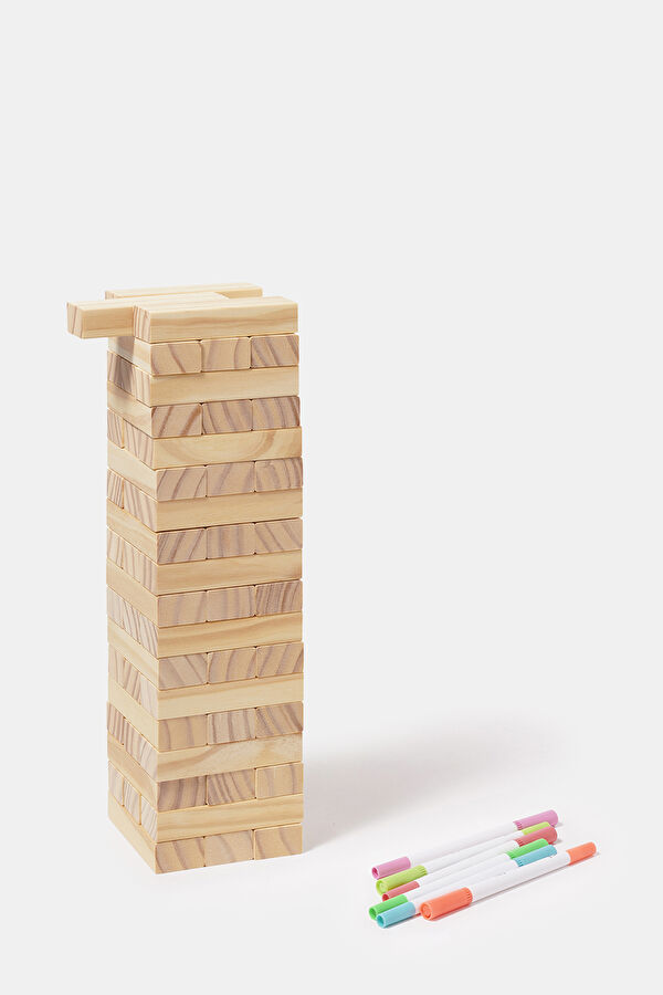 Colour-In Jumbling Tower Set Majorelle 2