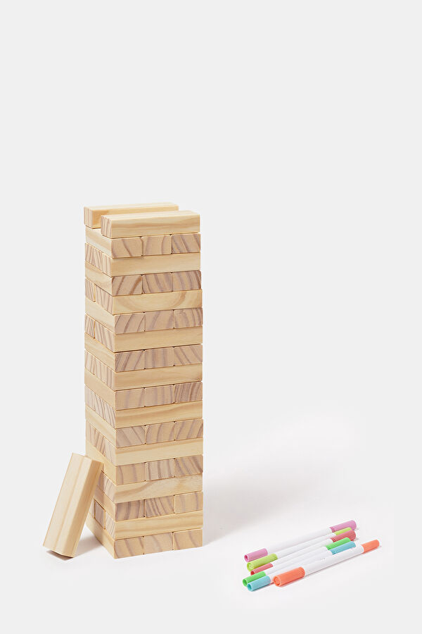 Colour-In Jumbling Tower Set Majorelle 3