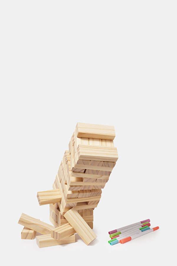 Colour-In Jumbling Tower Set Majorelle 6