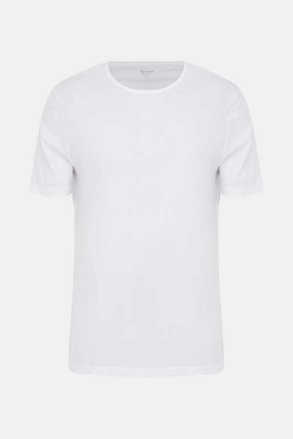 Close Fit White Bicycle Collar Tshirt 3