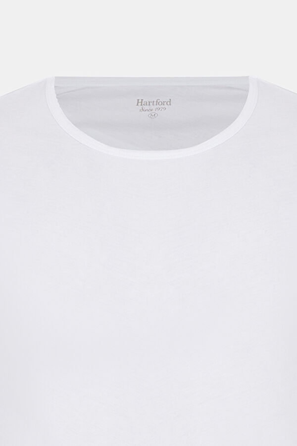 Close Fit White Bicycle Collar Tshirt 5
