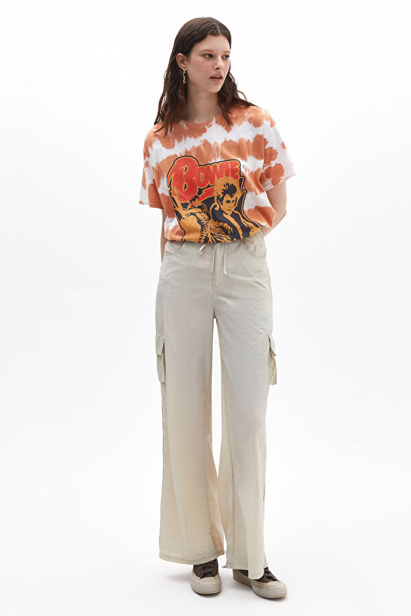 Beige Women's Trousers