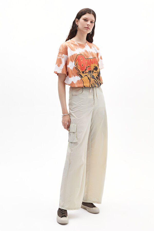 Beige Women's Trousers 2