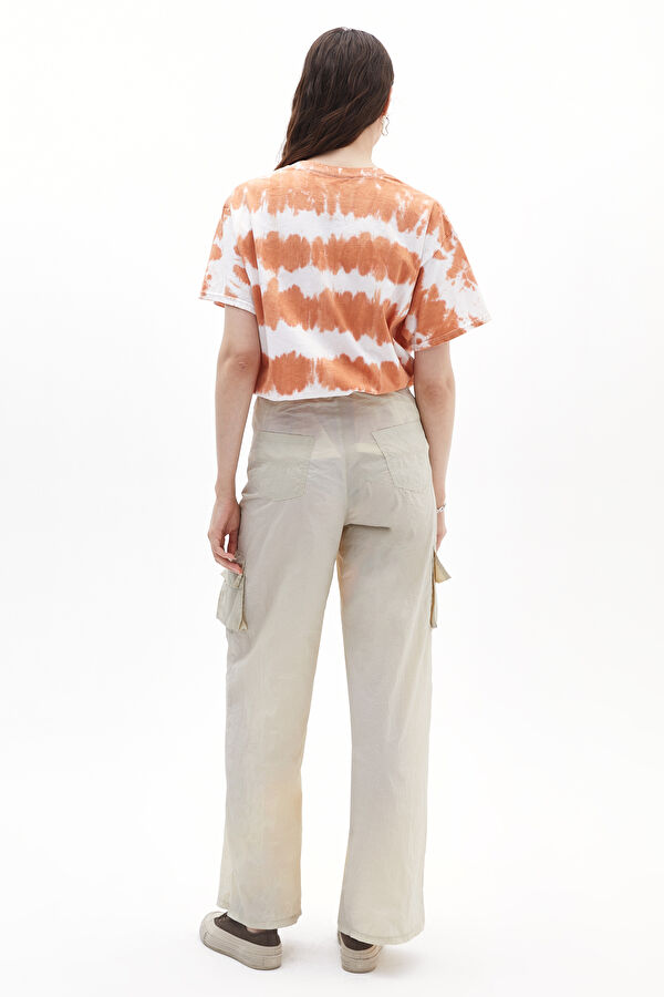 Beige Women's Trousers 3