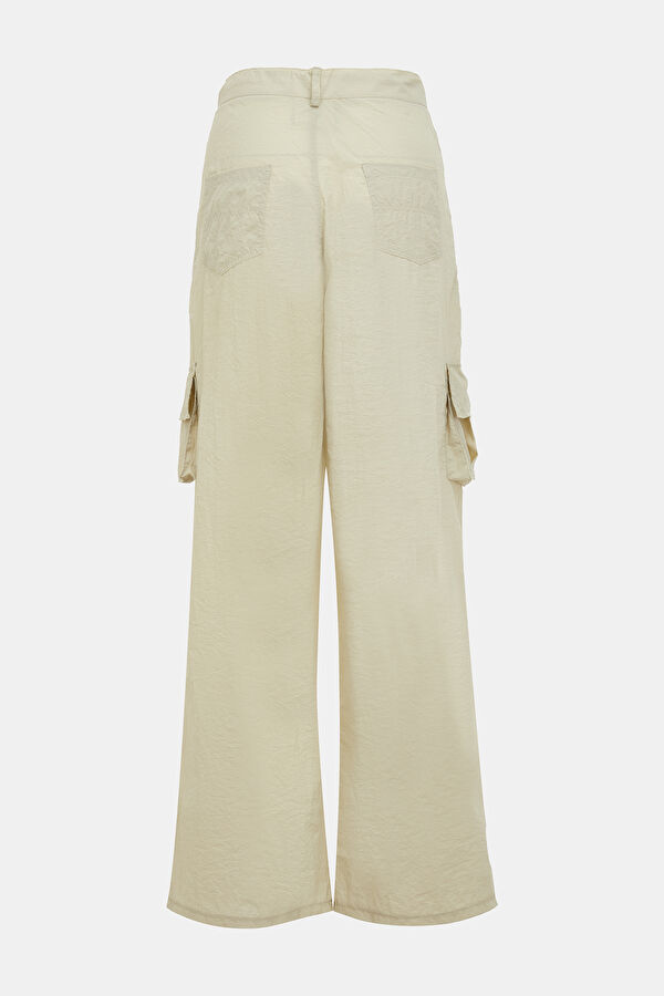 Beige Women's Trousers 5
