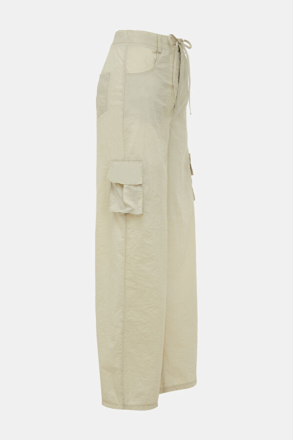Beige Women's Trousers 6