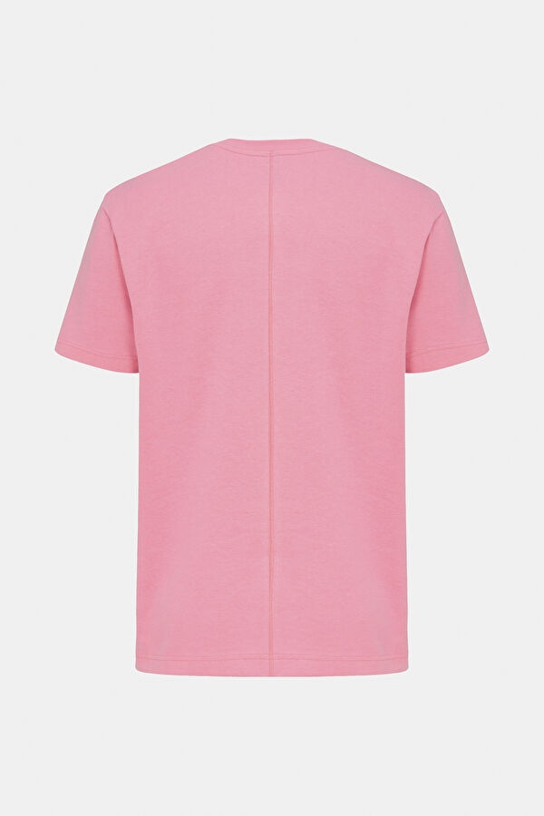Pembe Bisiklet Yaka T-Shirt 2