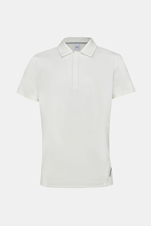 Ekru Polo Yaka T-Shirt