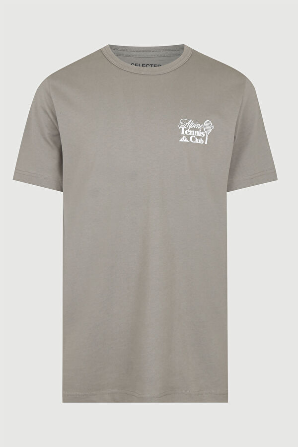 Haki Bisiklet Yaka T-Shirt 4