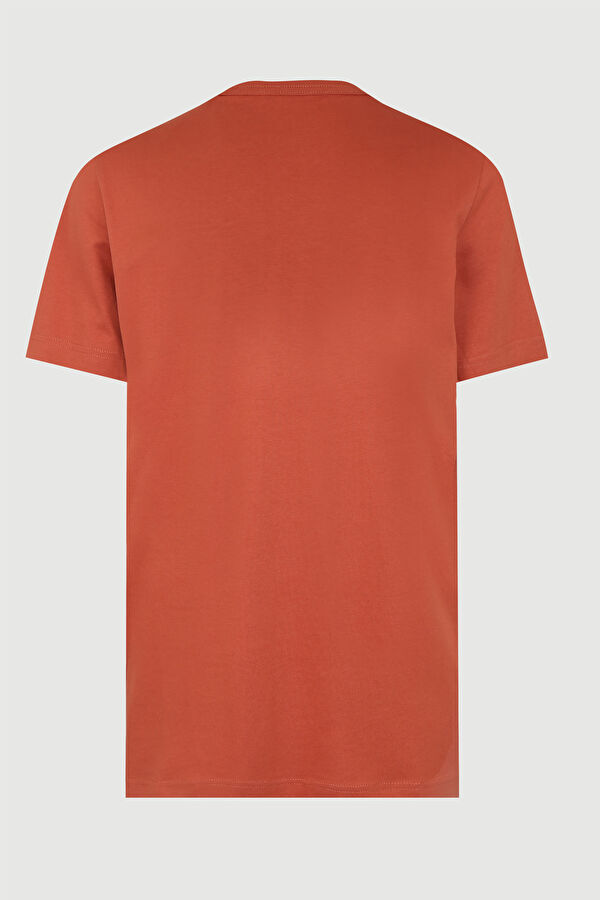 Kiremit Bisiklet Yaka T-Shirt 5
