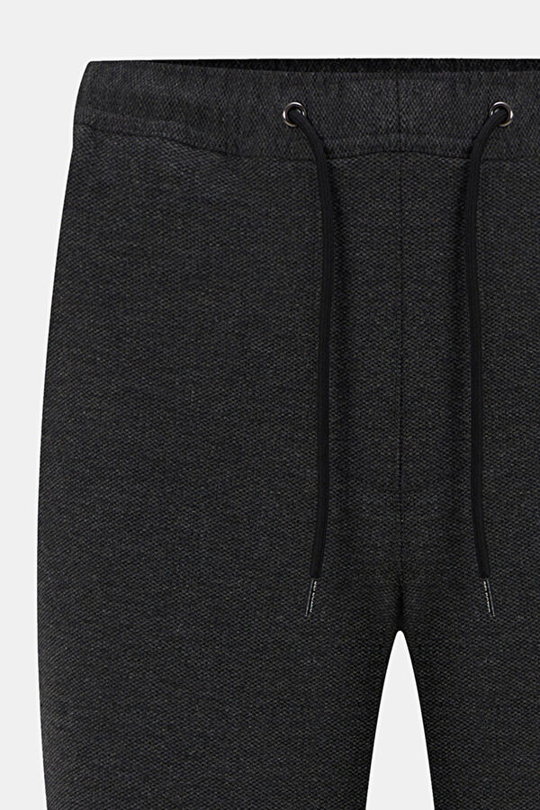 Dar Kalıp Koyu Gri Boru Paça Pantolon 5