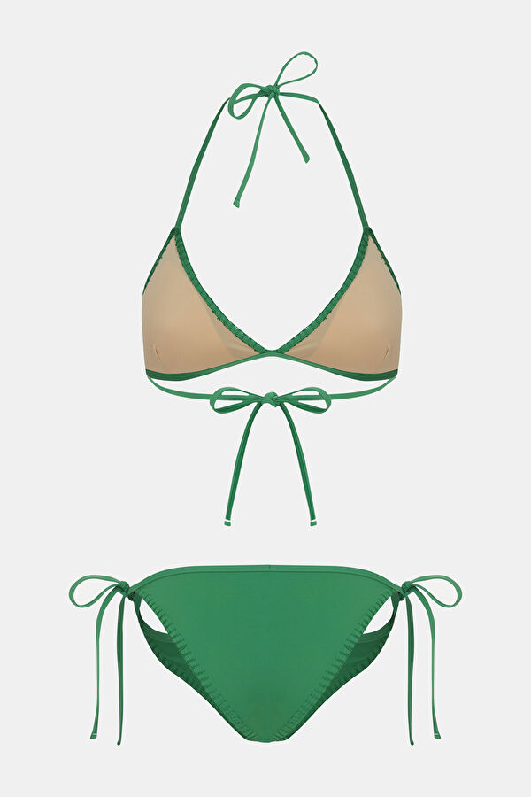 Green Halter Neck Bikini 2