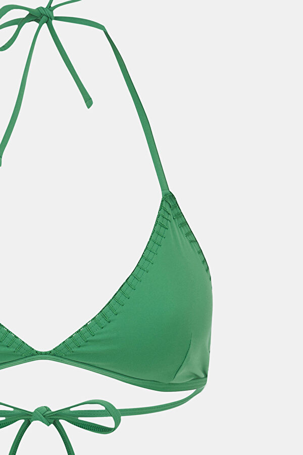 Green Halter Neck Bikini 3