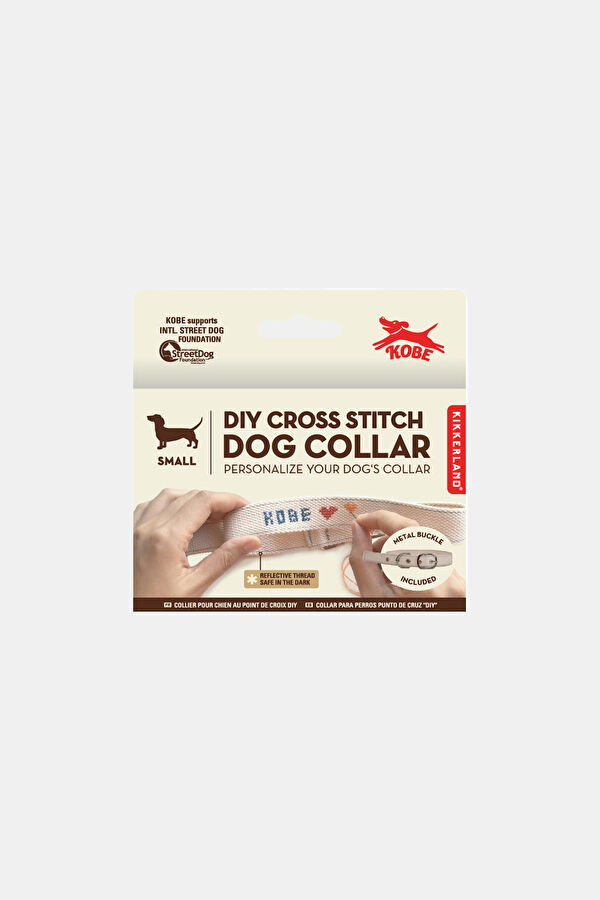 Kanaviçe Köpek Tasması - S 3