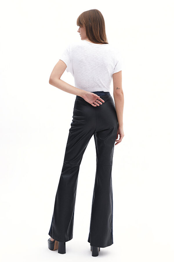 Slim Fit Black Sequin Women's Pants 2