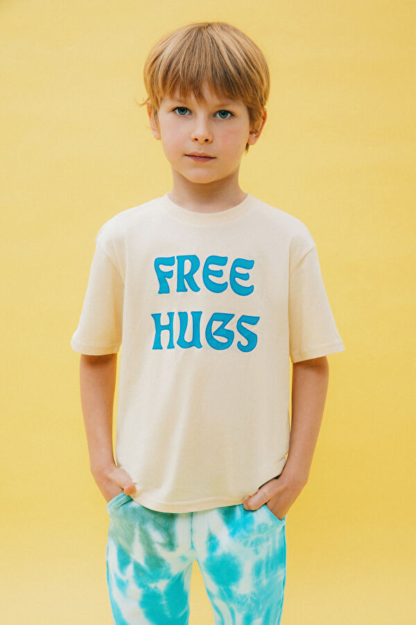 Yellow Printed Bicycle Collar Tshirt