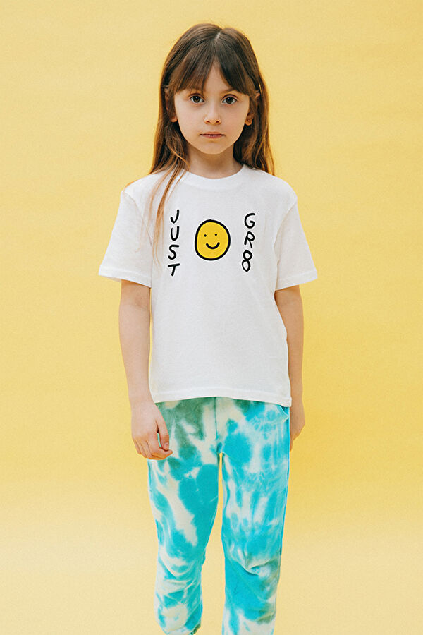 Tie Dye Blue Girls' Sports Trousers