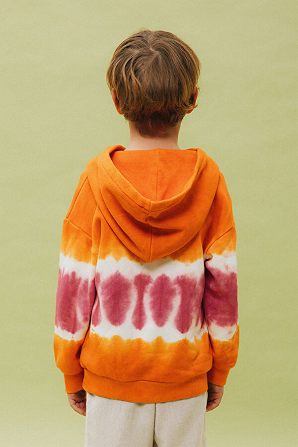 Multicolor Batik Hoodie Sweatshirt 3