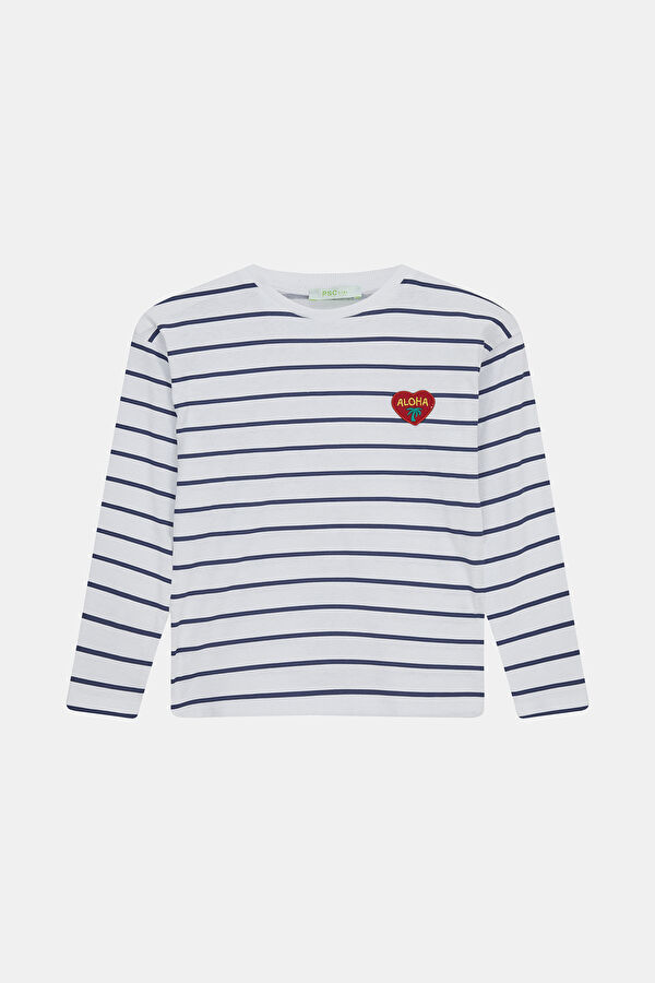 Aloha Striped Erkek Çocuk Uzun Kollu T-Shirt