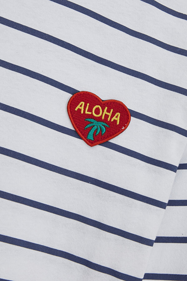 Aloha Striped Erkek Çocuk Uzun Kollu T-Shirt 3