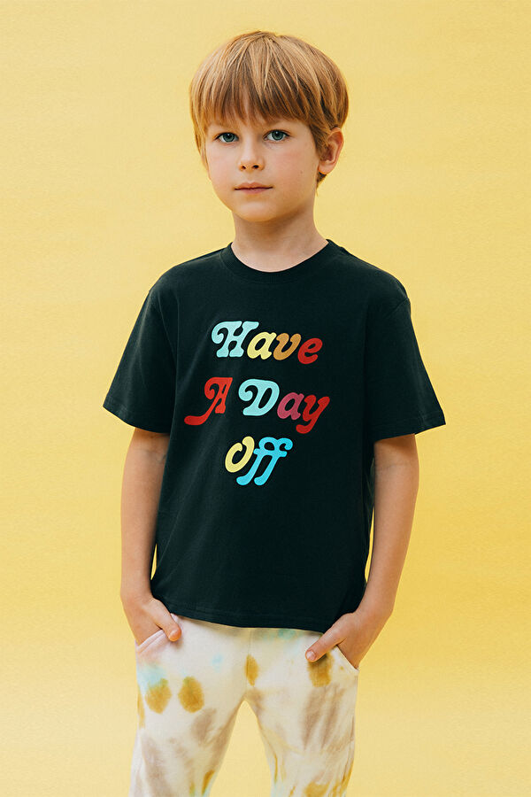 Multicolor Printed Bicycle Collar Tshirt