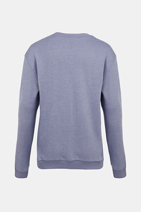 Mavi Bisiklet Yaka Erkek Sweatshirt 5