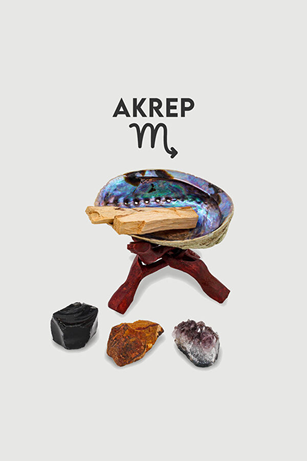 Akrep Burcu Palo Santo Ağaç Tütsü Seti
