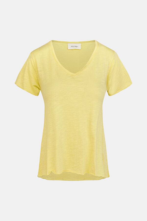 Açık Yeşil V Yaka T-Shirt 4