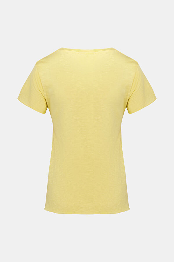 Açık Yeşil V Yaka T-Shirt 5