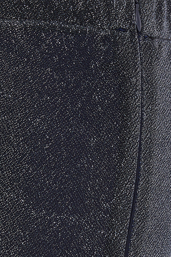 Slim Fit Navy Wide Leg Women's Trousers 5